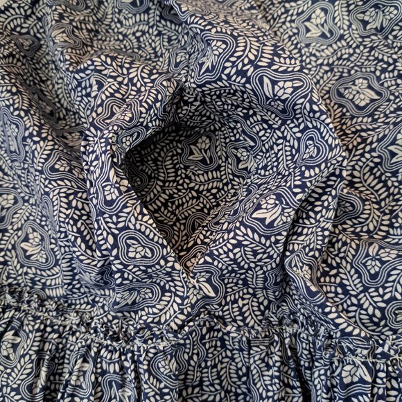 SCOTCH & SODA dress Sz SMALL long sleeves ORGANIC COTTON light SUMMER BOHO CHIC - Picture 8 of 13